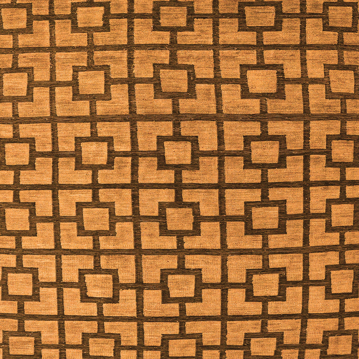 Square Oriental Orange Modern Rug, abs5021org
