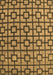 Machine Washable Oriental Brown Modern Rug, wshabs5021brn