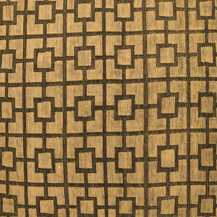 Square Oriental Brown Modern Rug, abs5021brn