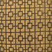 Square Oriental Brown Modern Rug, abs5021brn