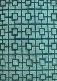 Oriental Light Blue Modern Rug, abs5021lblu