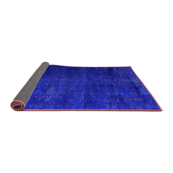Sideview of Oriental Purple Modern Rug, abs5022pur