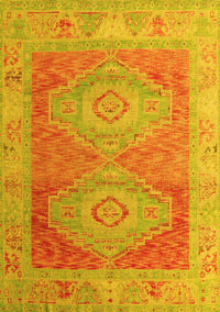 Oriental Yellow Modern Rug, abs5023yw