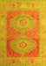 Oriental Yellow Modern Rug, abs5023yw