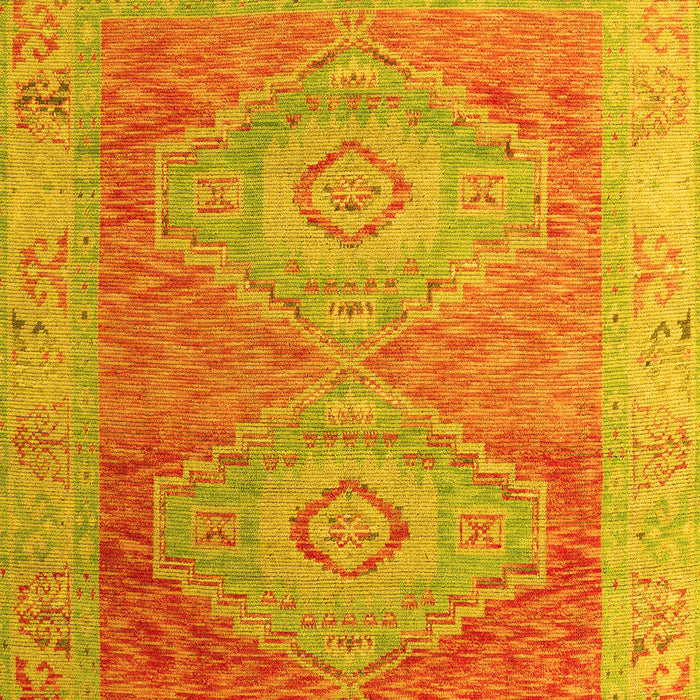 Oriental Yellow Modern Rug, abs5023yw