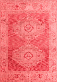 Oriental Red Modern Rug, abs5023red