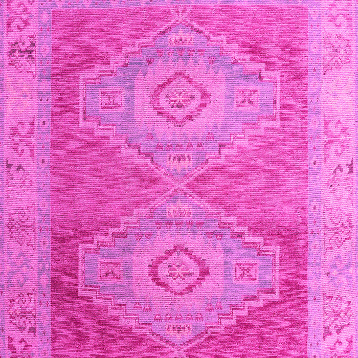 Machine Washable Oriental Pink Modern Rug, wshabs5023pnk