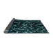 Sideview of Oriental Light Blue Modern Rug, abs5024lblu