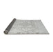 Sideview of Oriental Gray Modern Rug, abs5025gry