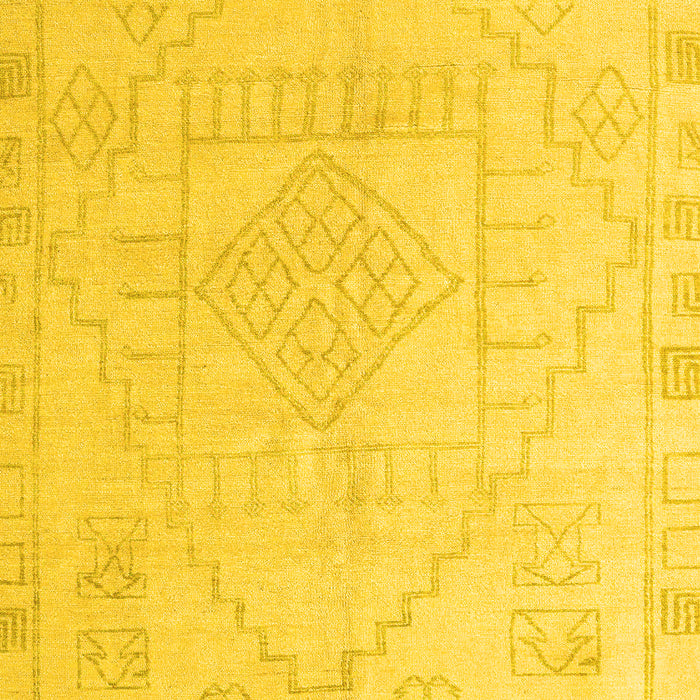 Oriental Yellow Modern Rug, abs5025yw