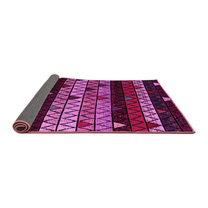 Sideview of Oriental Pink Modern Rug, abs5026pnk