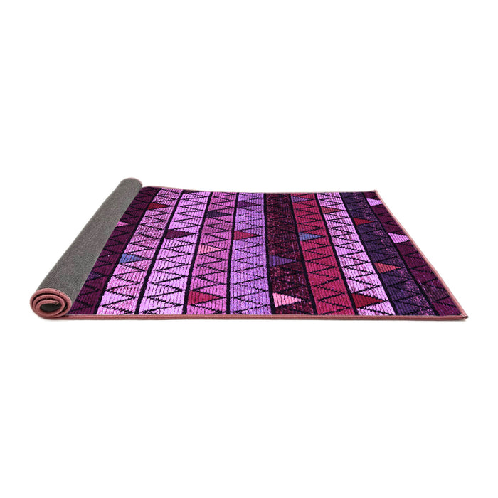 Sideview of Oriental Purple Modern Rug, abs5026pur