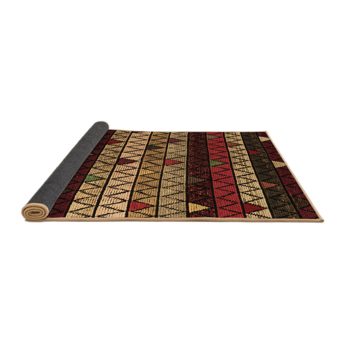Sideview of Oriental Brown Modern Rug, abs5026brn