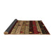 Sideview of Oriental Brown Modern Rug, abs5026brn