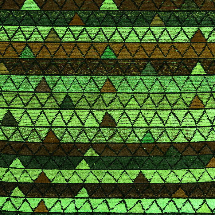 Square Oriental Green Modern Rug, abs5026grn