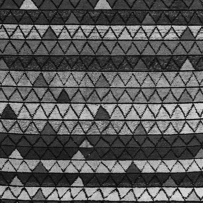 Square Machine Washable Oriental Gray Modern Rug, wshabs5026gry