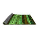 Sideview of Oriental Green Modern Rug, abs5026grn