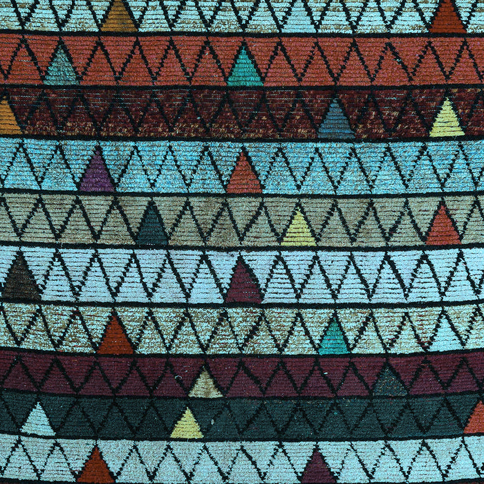 Machine Washable Oriental Light Blue Modern Rug, wshabs5026lblu