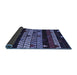 Sideview of Oriental Blue Modern Rug, abs5026blu