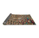 Sideview of Abstract Red Brown Oriental Rug, abs5027