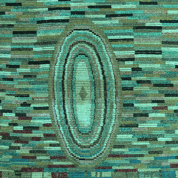 Machine Washable Oriental Turquoise Modern Area Rugs, wshabs5027turq