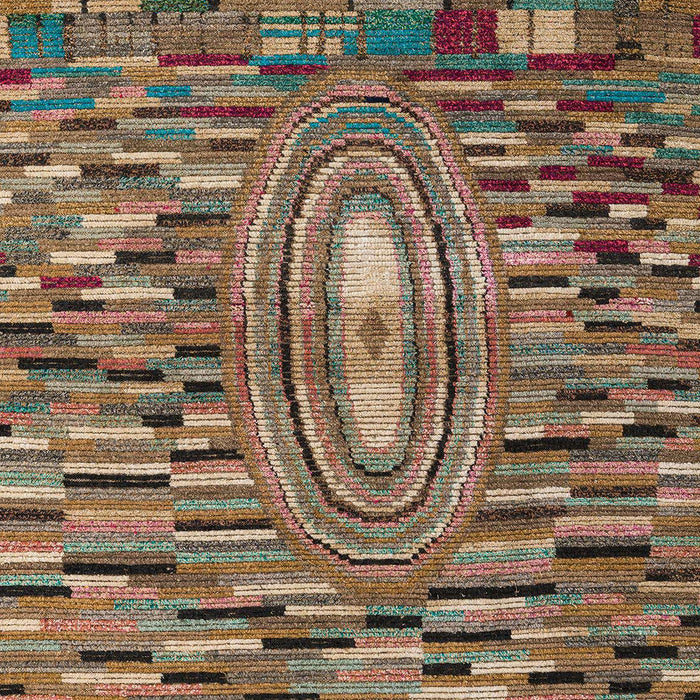 Abstract Red Brown Oriental Rug, abs5027