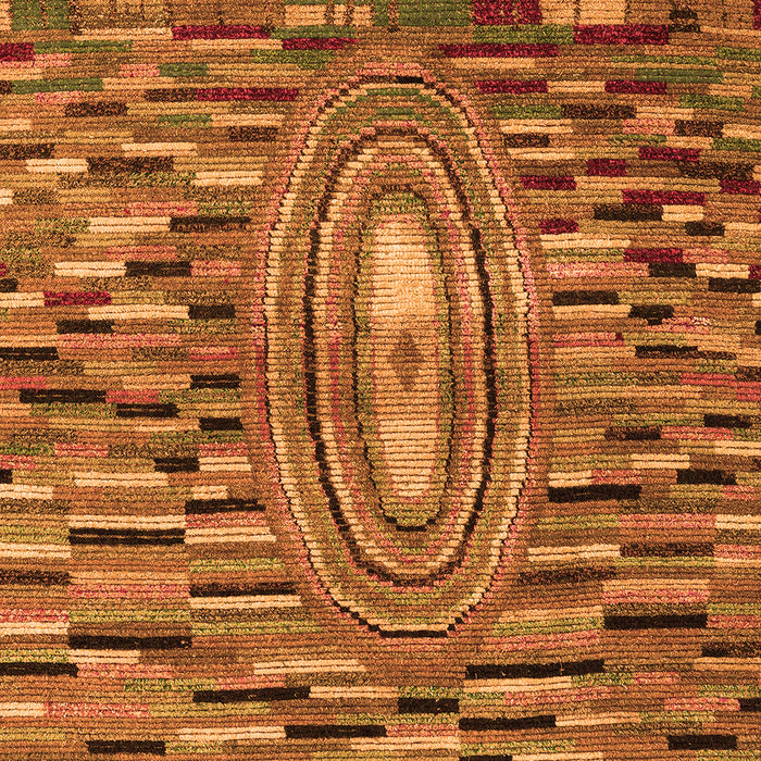 Machine Washable Oriental Orange Modern Area Rugs, wshabs5027org