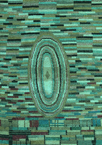 Oriental Turquoise Modern Rug, abs5027turq