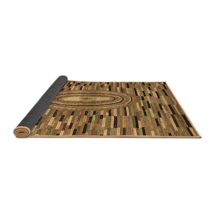 Sideview of Oriental Brown Modern Rug, abs5027brn