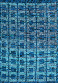 Oriental Light Blue Modern Rug, abs5028lblu