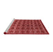 Modern Red Washable Rugs