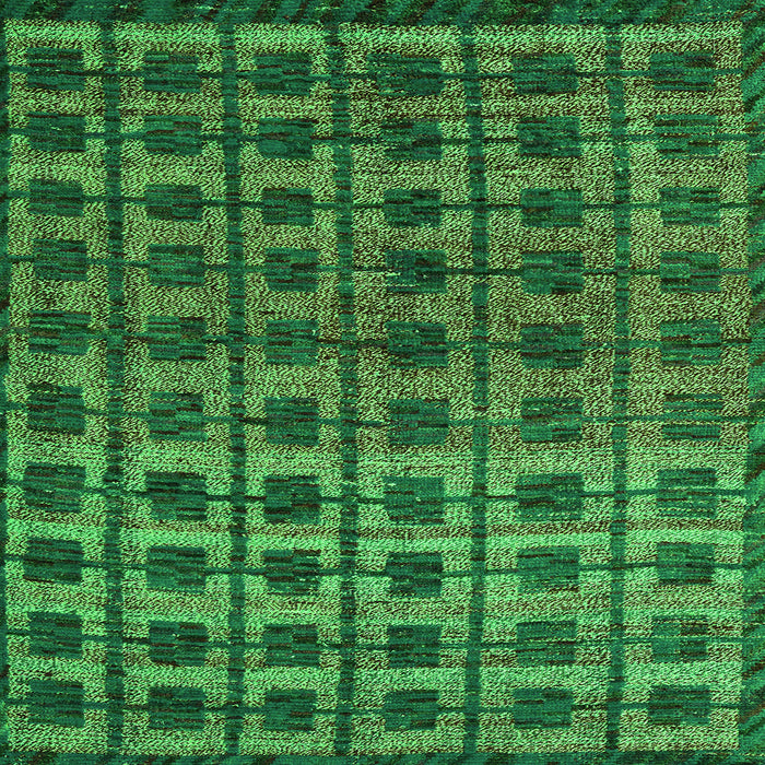 Square Oriental Green Modern Rug, abs5028grn