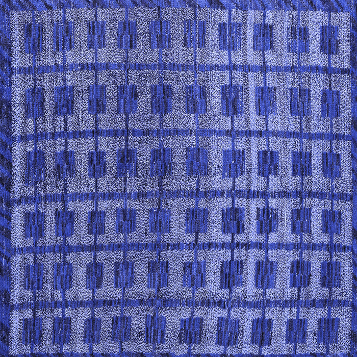 Square Oriental Blue Modern Rug, abs5028blu
