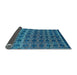 Sideview of Oriental Light Blue Modern Rug, abs5028lblu