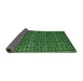 Sideview of Oriental Emerald Green Modern Rug, abs5029emgrn