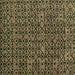 Square Machine Washable Oriental Brown Modern Rug, wshabs5029brn