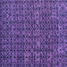 Square Machine Washable Oriental Purple Modern Area Rugs, wshabs5029pur