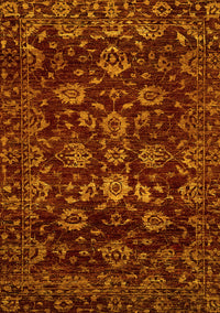 Oriental Yellow Traditional Rug, abs502yw