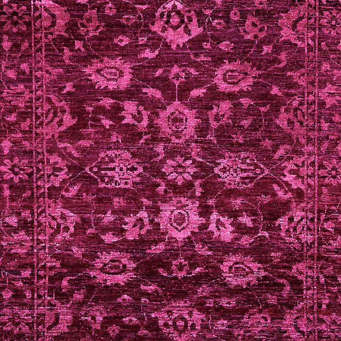 Machine Washable Oriental Pink Traditional Rug, wshabs502pnk