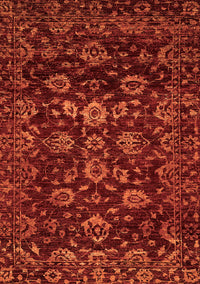 Oriental Orange Traditional Rug, abs502org