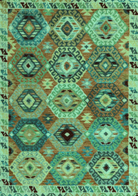 Oriental Turquoise Modern Rug, abs5030turq