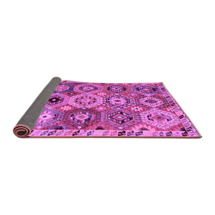 Sideview of Oriental Purple Modern Rug, abs5030pur