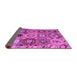 Sideview of Oriental Purple Modern Rug, abs5030pur