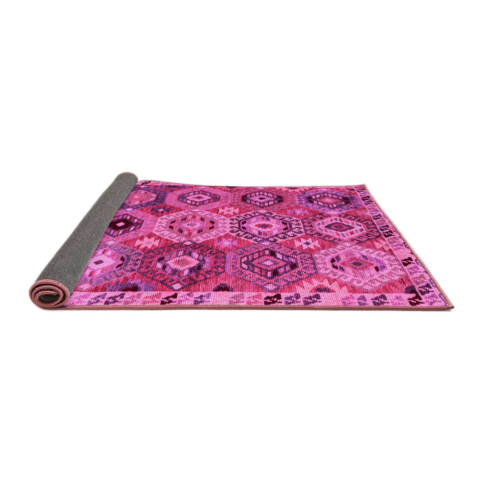 Sideview of Oriental Pink Modern Rug, abs5030pnk