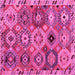 Square Oriental Pink Modern Rug, abs5030pnk