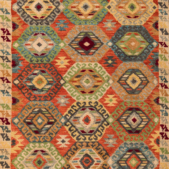 Abstract Gold Oriental Rug, abs5030