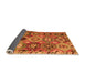 Sideview of Oriental Orange Modern Rug, abs5030org