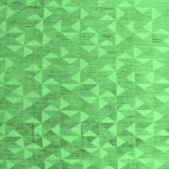 Square Oriental Emerald Green Modern Rug, abs5031emgrn