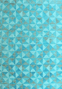 Oriental Light Blue Modern Rug, abs5031lblu