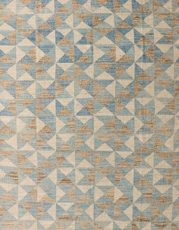 Abstract Tan Brown Oriental Rug, abs5031